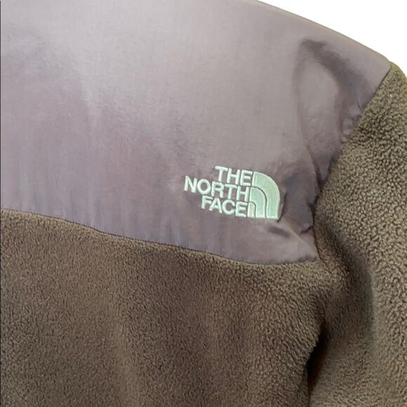 The North Face Polartec Brown Fleece Zip Up Medium - Picture 5 of 11